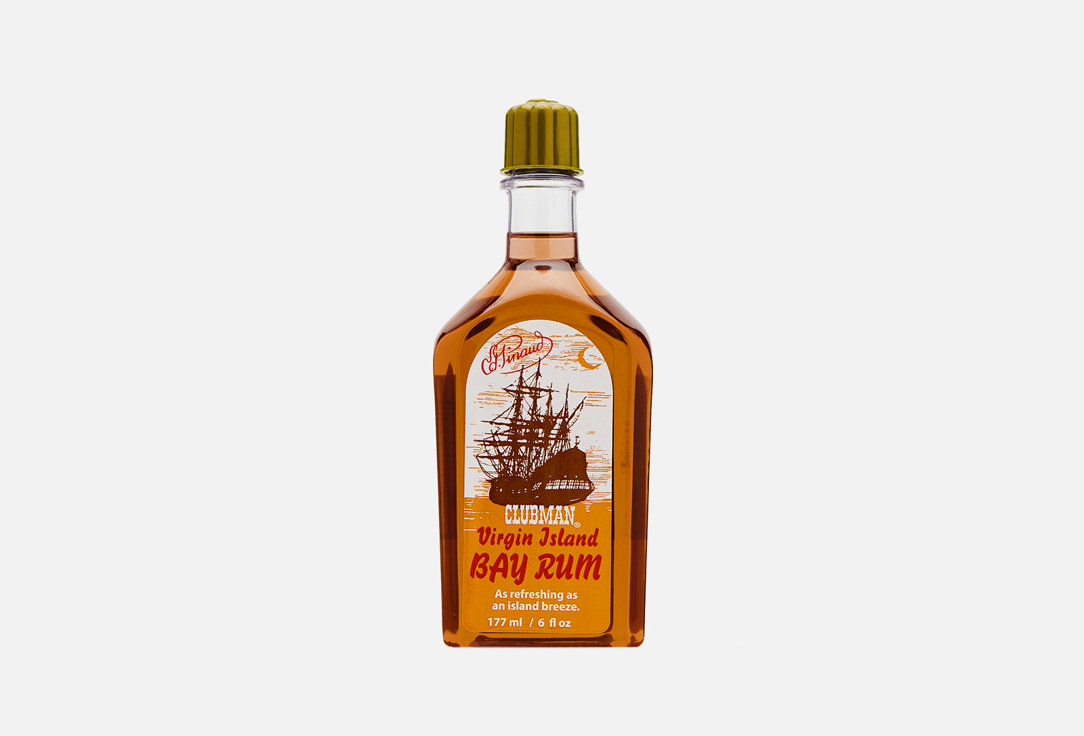 Лосьон после бритья CLUBMAN Bay Rum 180 мл лосьон после бритья virgin island bay rum after shave lotion лосьон 177мл