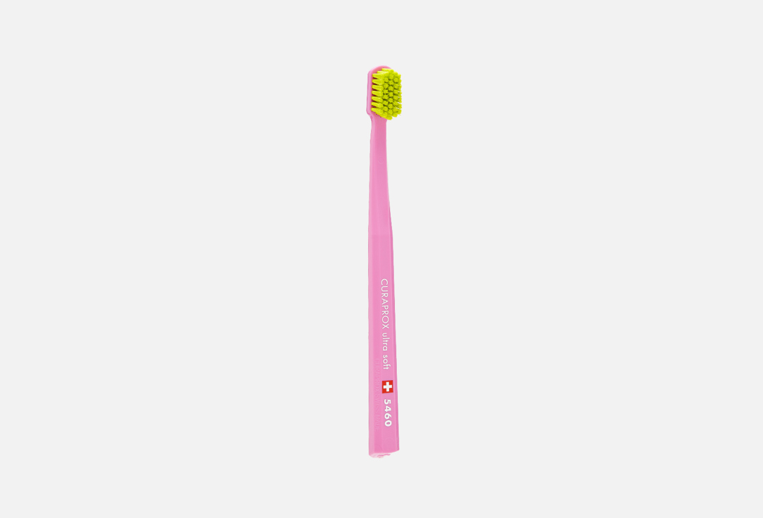 Зубная щетка, розовая CURAPROX Ultrasoft d 0,10мм 1 шт зубная щетка сиреневая curaprox ultrasoft d 0 10мм 1 шт