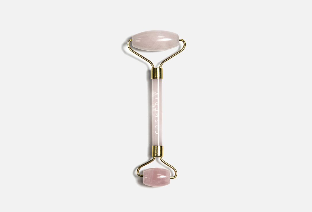 COSMEDIX Роликовый массажер для лица из розового кварца Rose Quartz Crystal Facial Roller