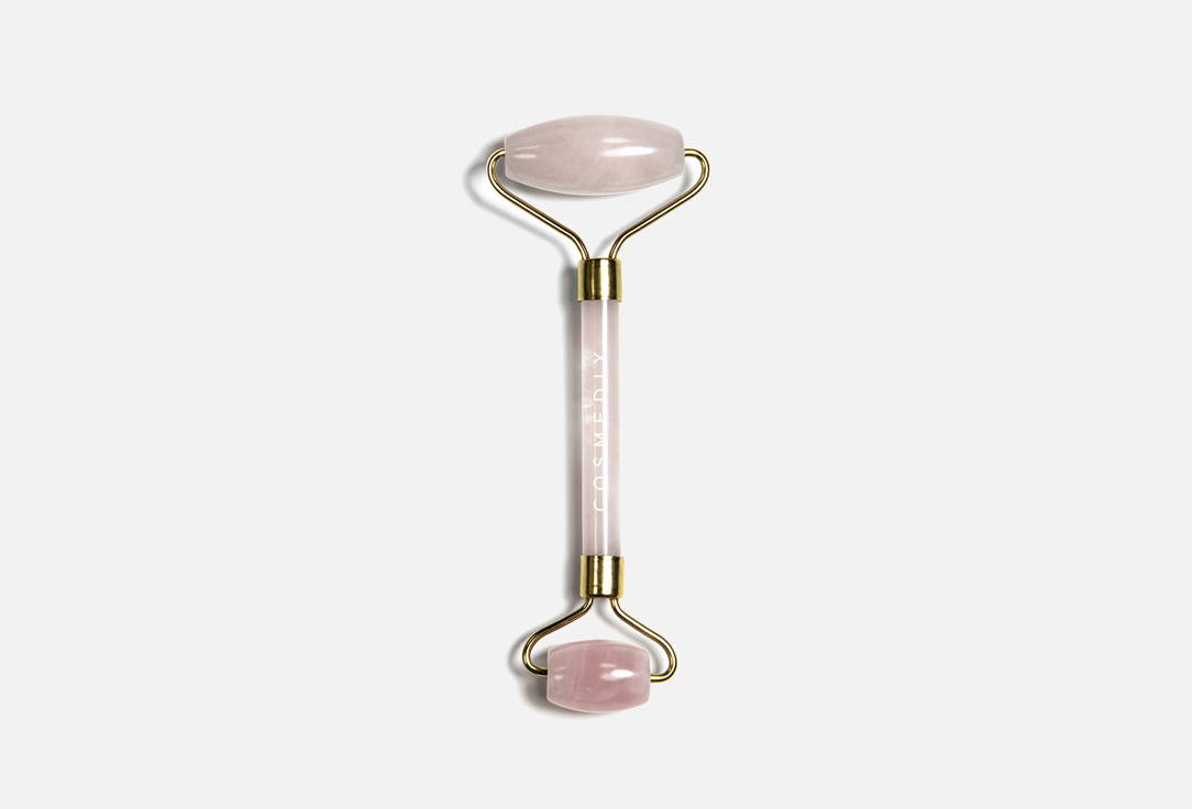 цена Роликовый массажер для лица из розового кварца COSMEDIX Rose Quartz Crystal Facial Roller 1 шт