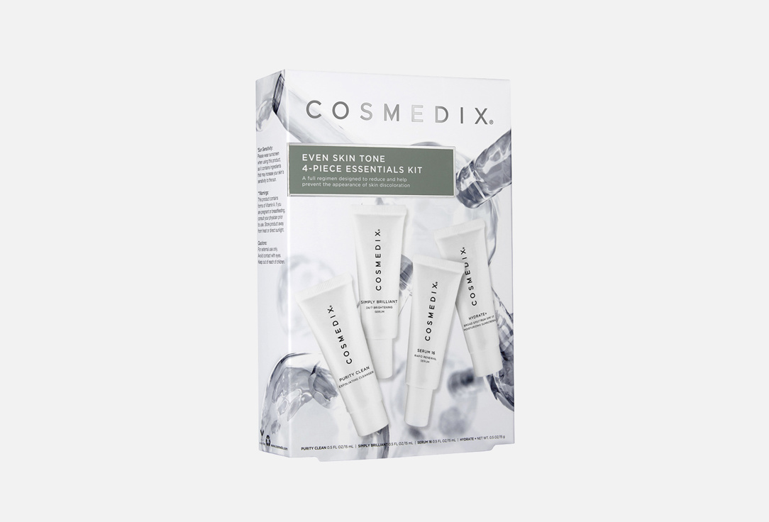 Набор для кожи с пигментацией COSMEDIX Even Skin Tone Kit набор средств для лица cosmedix набор для лица выравнивающий тон кожи even skin tone essentials kit