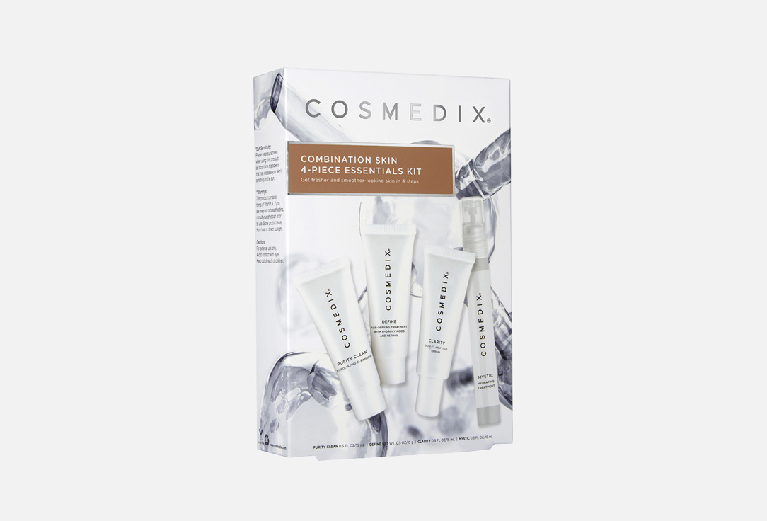 Набор для комбинированной и жирной кожи COSMEDIX Combination Skin Kit 1 шт набор средств для лица cosmedix набор для лица для комбинированной и жирной кожи combination skin essentials kit