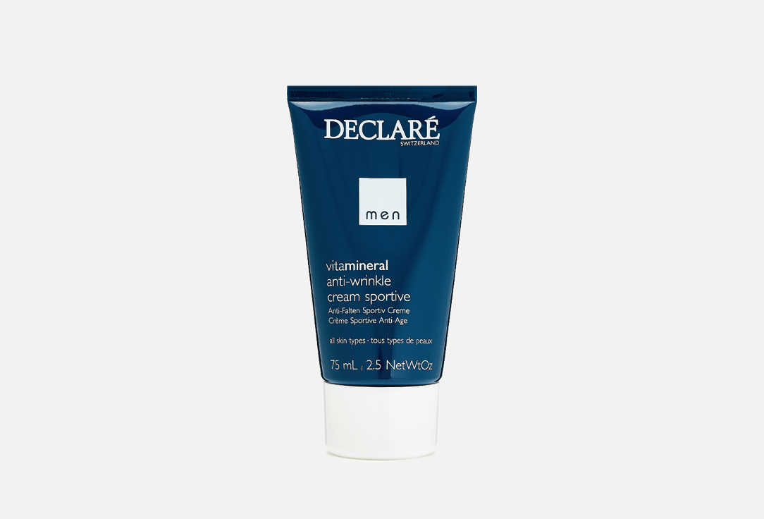 Омолаживающий крем для активных мужчин DECLARE Anti-Wrinkle Cream Sportive 75 мл declare men дезодорант для мужчин 24 часа 75мл