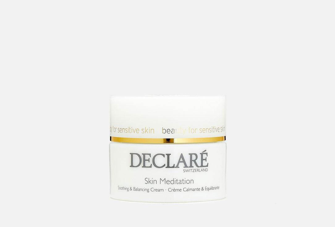 Успокаивающий восстанавливающий крем DECLARE Skin Meditation Soothing & Balancing Cream 50 мл успокаивающий восстанавливающий крем declare skin meditation soothing