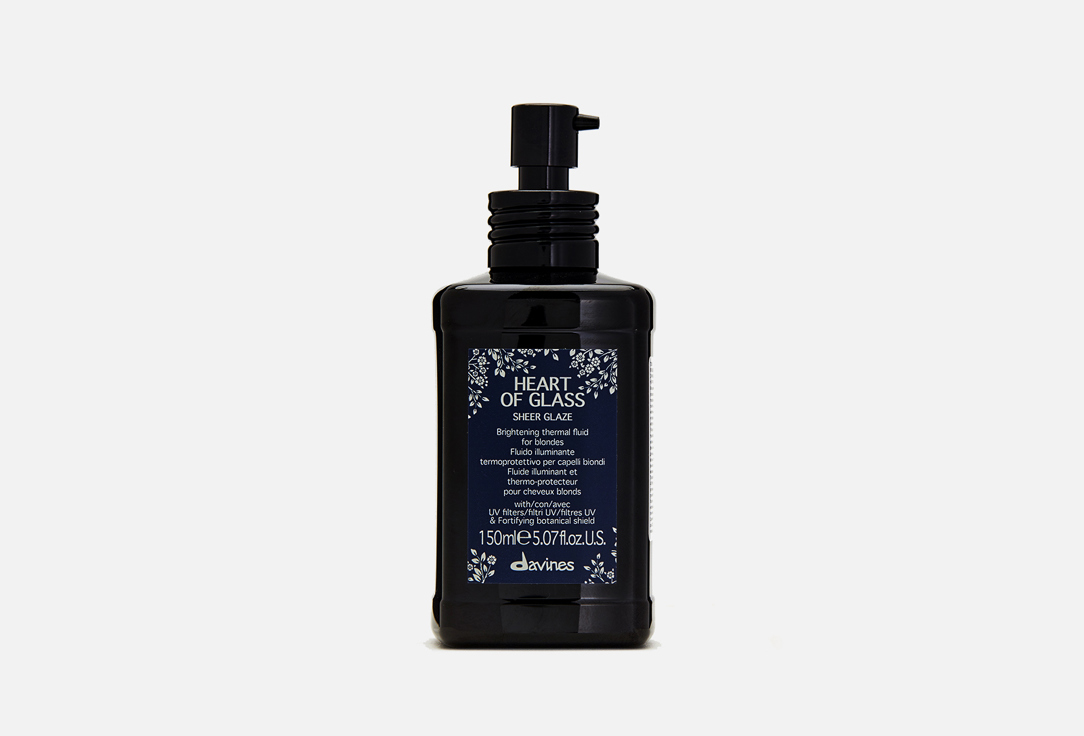 Изображение товара Флюид для волос Davines Heart of Glass Sheer Glaze 150 мл - Восстановление и Блеск