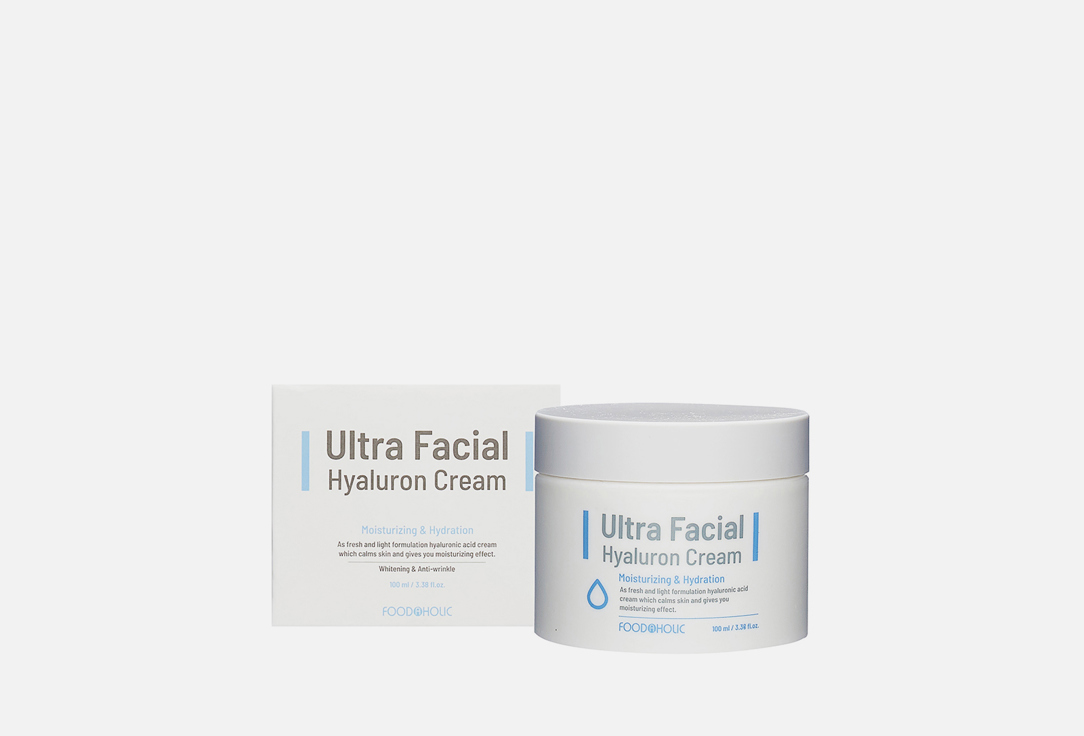 

Антивозрастной крем для лица FOODAHOLIC, ULTRA FACIAL HYALURON 100 мл