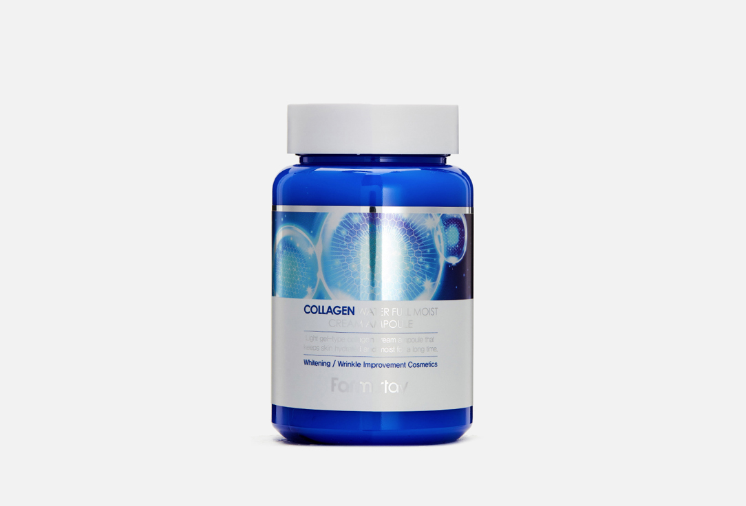 Изображение товара Ампульный крем для лица с коллагеном Farm Stay Collagen Water Full Moist Cream Ampoule