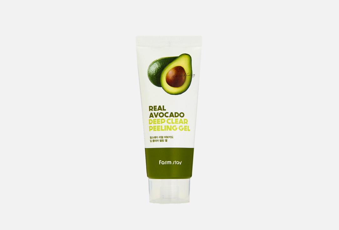 Пилинг для лица FARM STAY REAL AVOCADO DEEP CLEAR PEELING GEL 100 мл