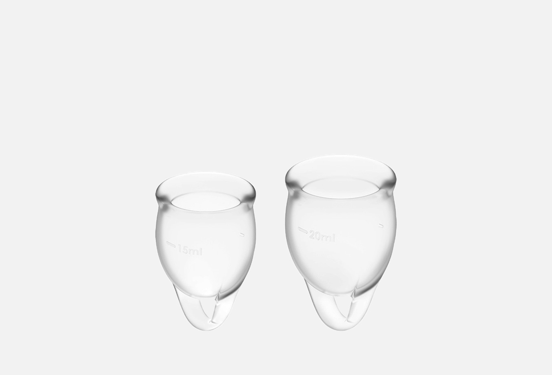 Изображение товара Набор менструальных чаш, 2шт Satisfyer Feel confident Menstrual Cup