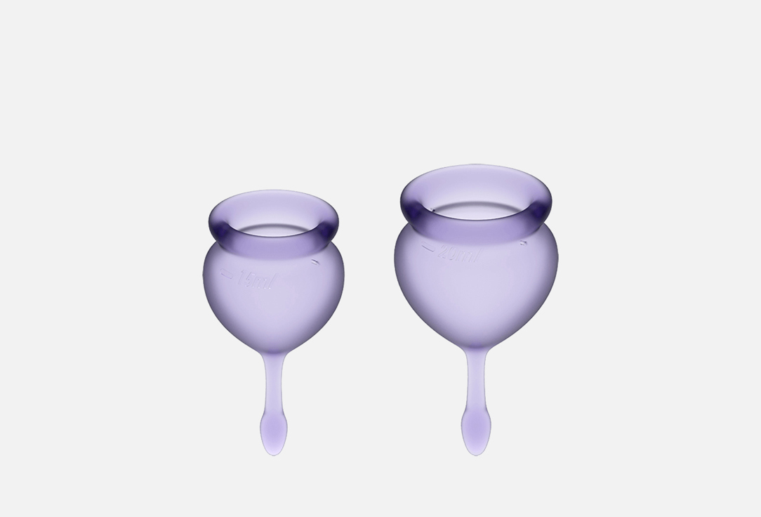 Изображение товара Набор менструальных чаш, 2шт Satisfyer Feel good Menstrual Cup
