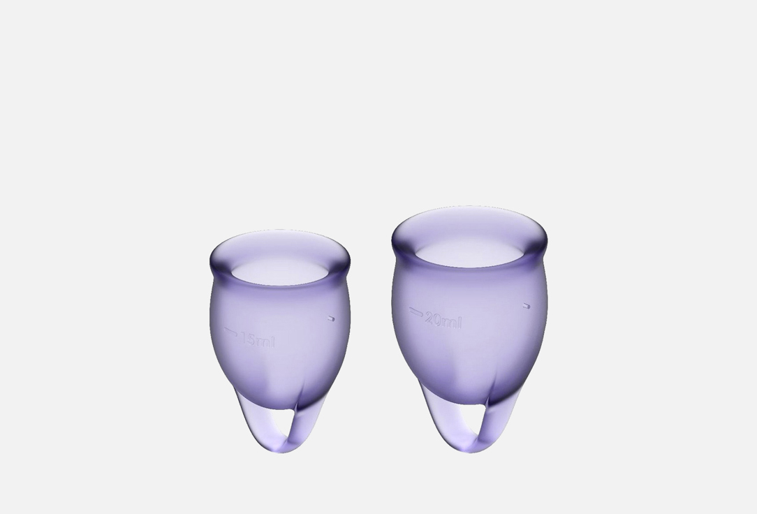 Изображение товара Набор менструальных чаш, 2шт Satisfyer Feel confident Menstrual Cup