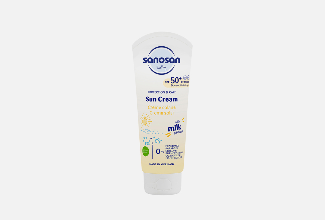 Изображение товара Солнцезащитный крем spf 50+ Sanosan Sunscreen