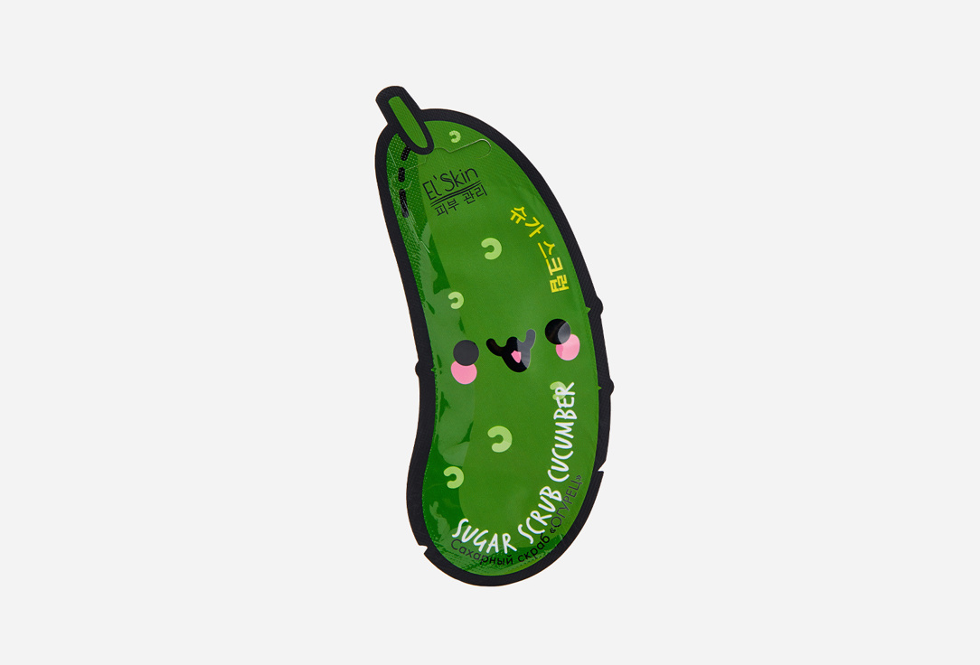 Изображение товара Сахарный скраб для лица El skin Cucumber освежение и очищение кожи