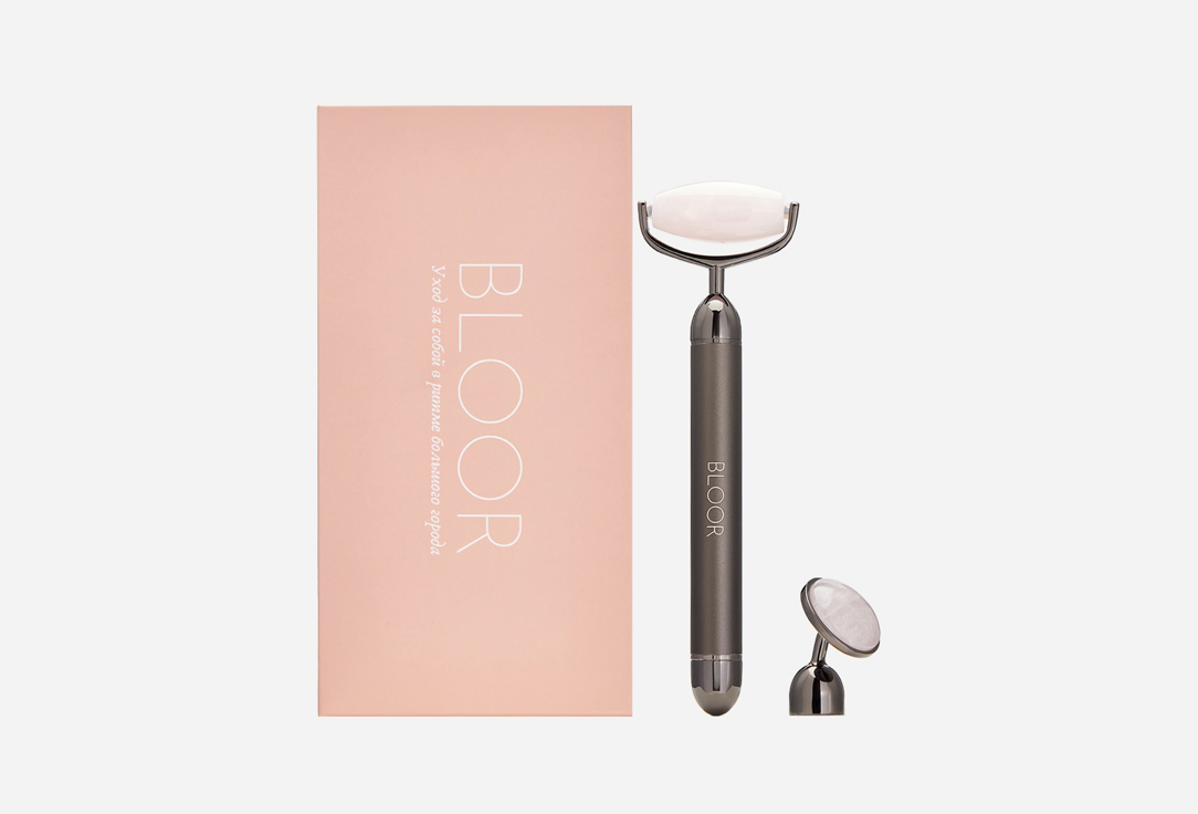 Изображение товара Роллер-массажер для лица с функцией вибрации BLOOR Vibrating Quarz roller Black