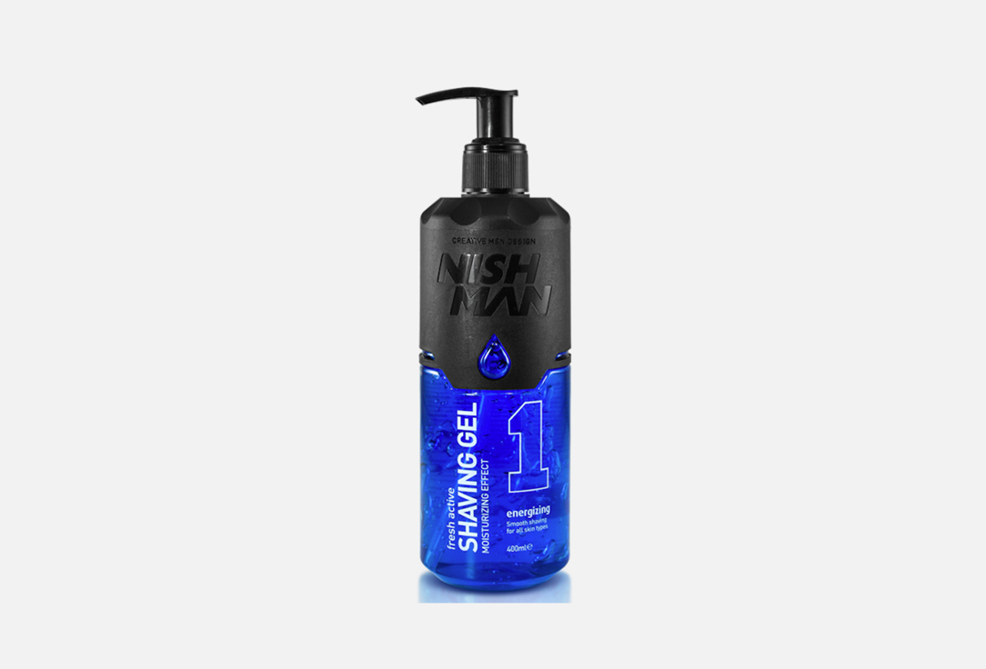 Изображение товара Гель для бритья с охлаждающим эффектом NISHMAN SHAVING GEL BLUE N.1