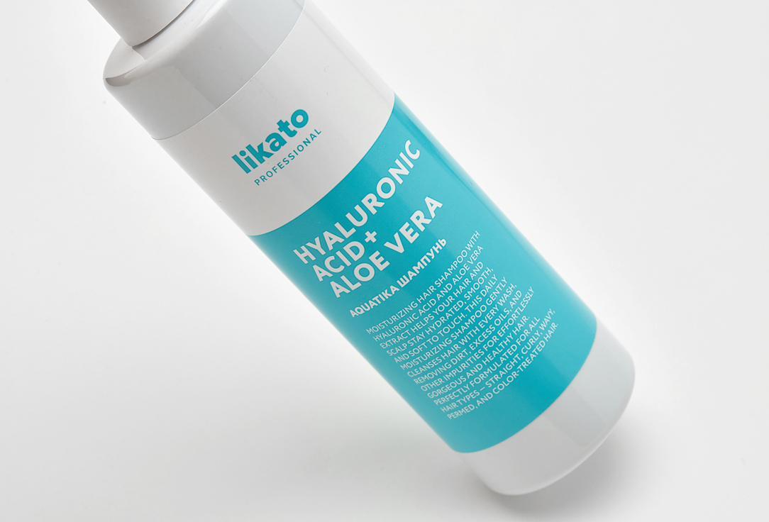 ШАМПУНЬ-СОФТ ДЛЯ ОСЛАБЛЕННЫХ ВОЛОС Likato Professional Aquatika hair shampoo hyaluronic acids 