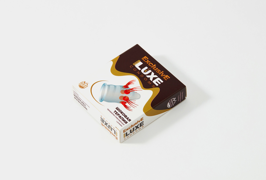 Стимулирующий презерватив Luxe Luxe Эксклюзив Шоковая терапия 