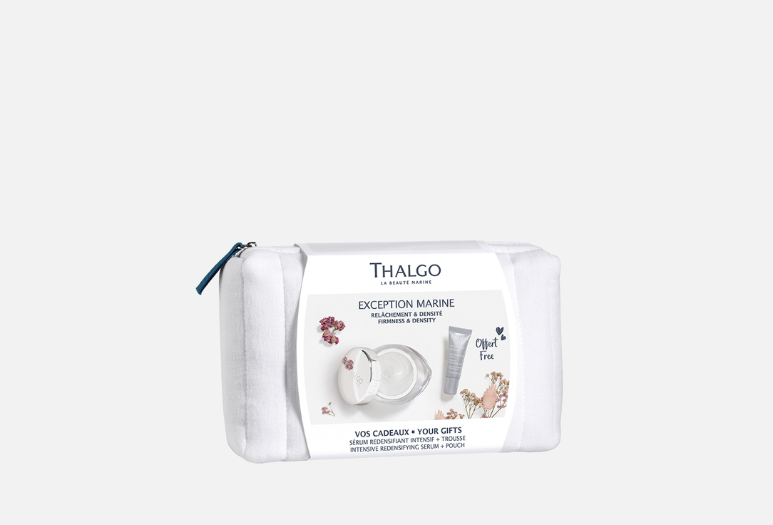 Набор THALGO EXCEPTION MARINE POUCH интенсивный антивозрастной крем для век organic tai with beta glucan 30 мл