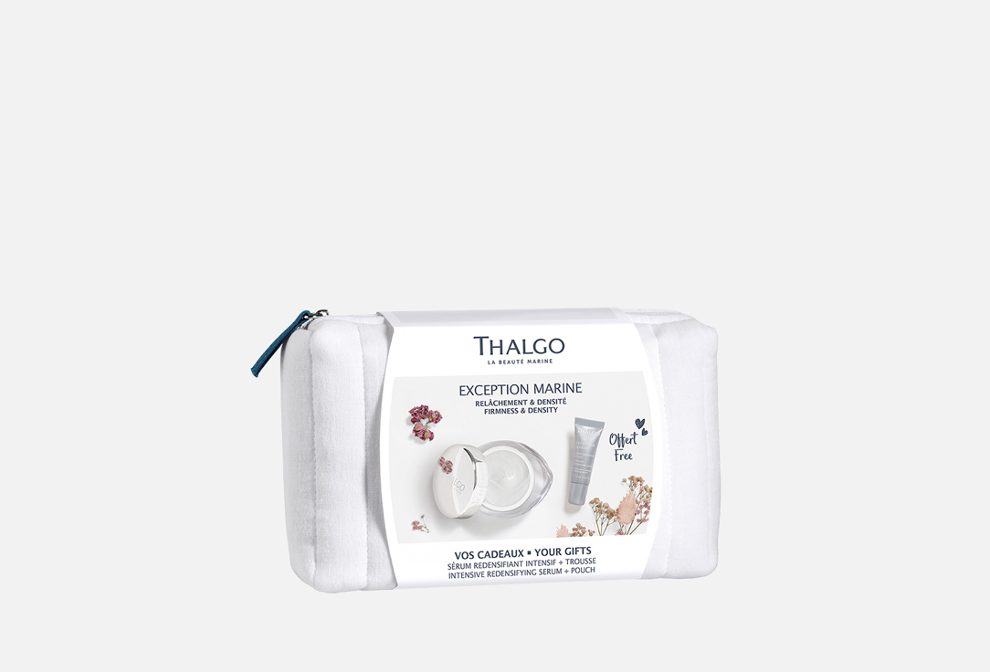Набор THALGO EXCEPTION MARINE POUCH интенсивная подтягивающая и укрепляющая сыворотка thalgo 30 мл