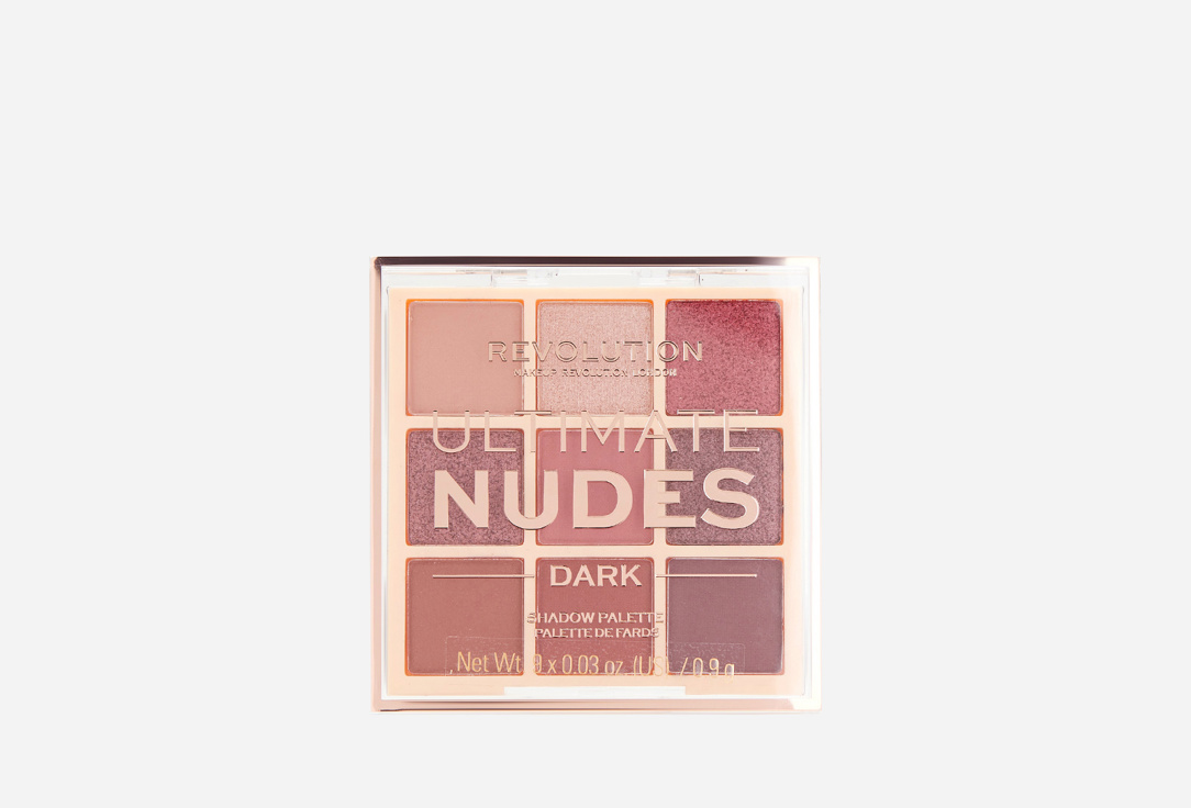 ПАЛЕТКА ТЕНЕЙ MAKEUP REVOLUTION ULTIMATE NUDES 8.1 г makeup revolution палетка теней для век ultimate nudes