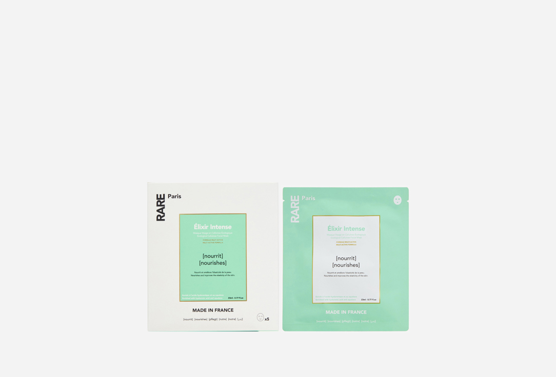 Изображение товара Питательная тканевая маска для лица Rare Paris Élixir intense