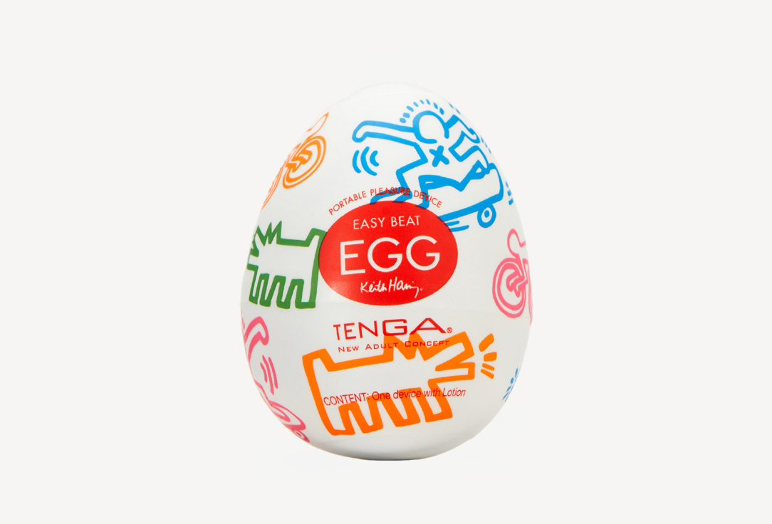 Изображение товара Мастурбатор яйцо Tenga Haring Egg Street