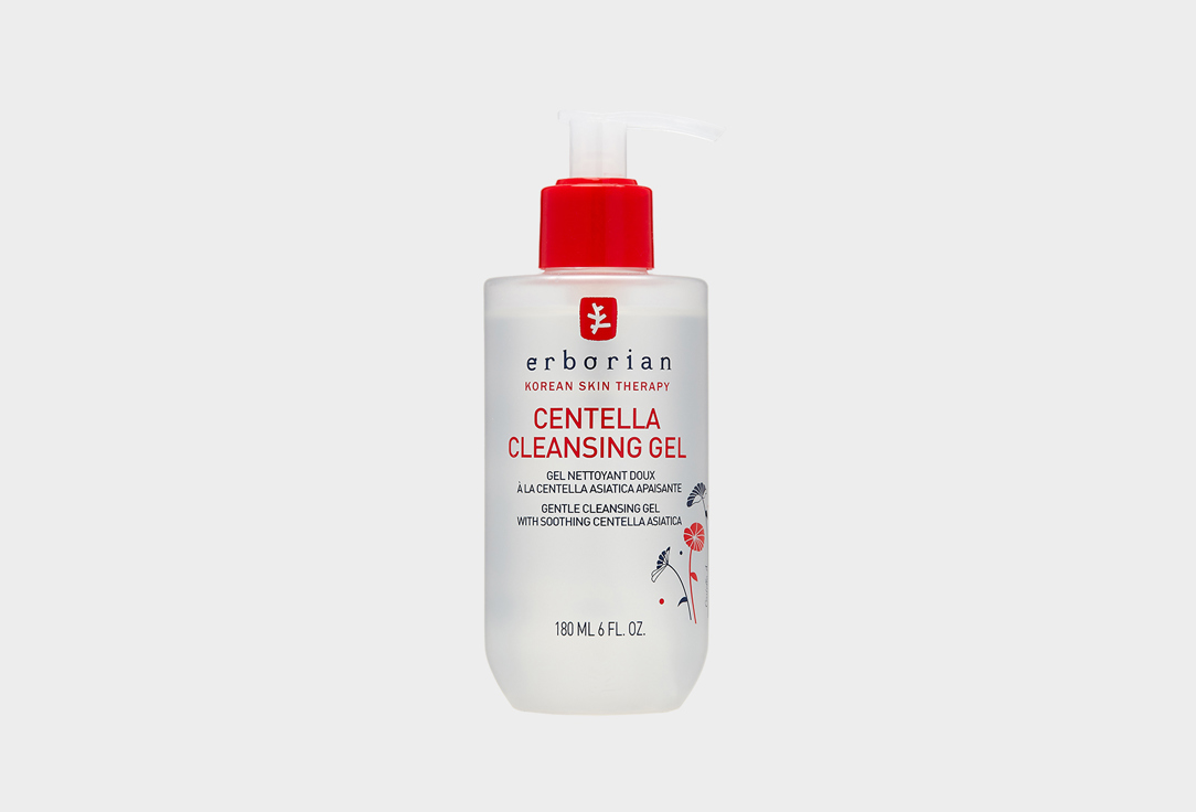 Гель для очищения лица ERBORIAN Centella cleansing gel 180 мл масло для очищения лица erborian центелла 180 мл