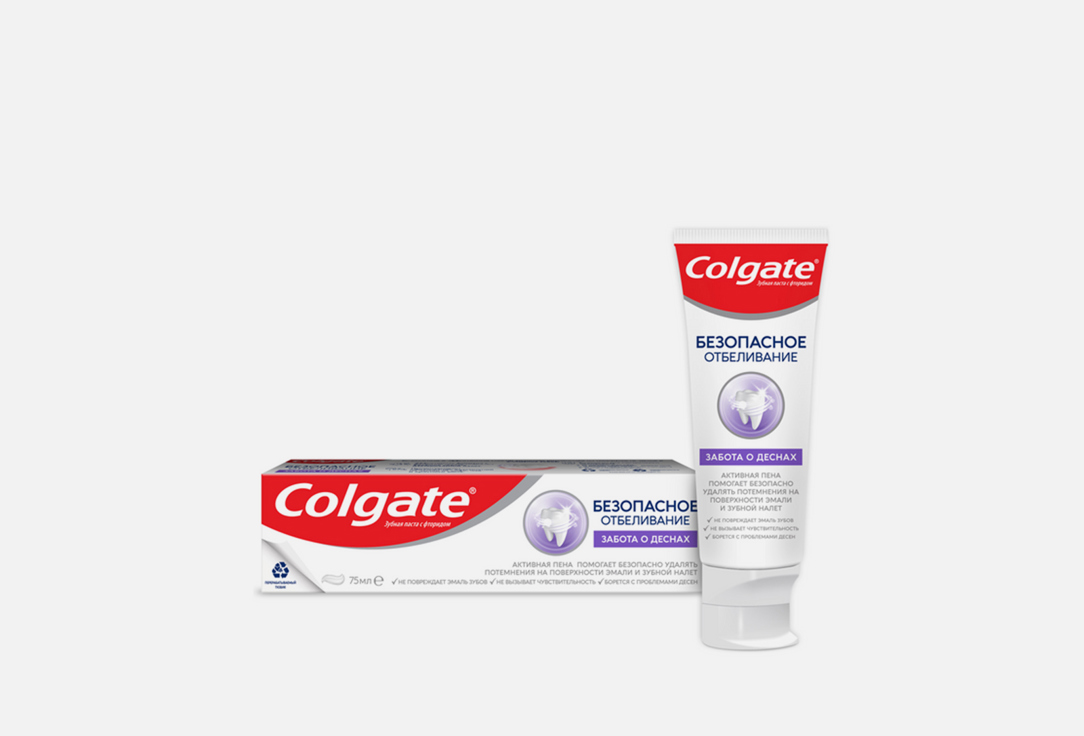 отбеливающая зубная паста Colgate Safe Whitening Gum Care 