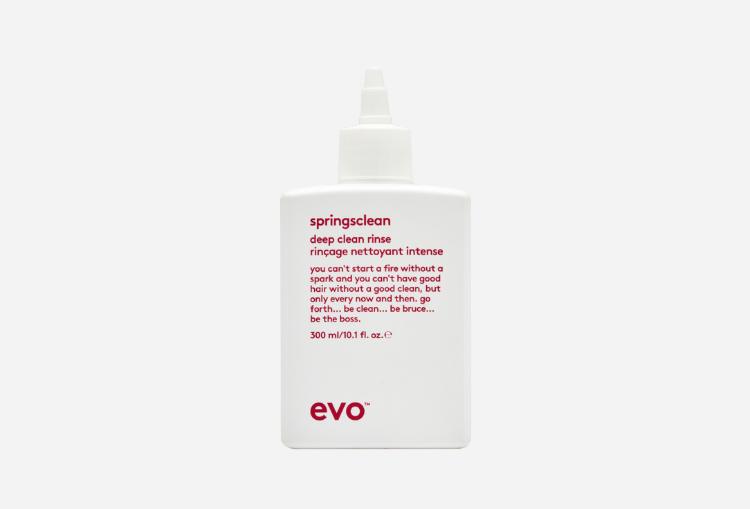 цена крем глубокой очистки для вьющихся и кудрявых волос EVO Springsclean deep clean rinse 300 мл