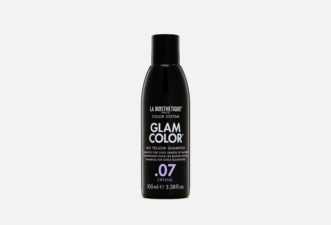 цена Шампунь для окрашенных волос LA BIOSTHETIQUE Glam Color No Yellow Shampoo .07 Crystal 100 мл