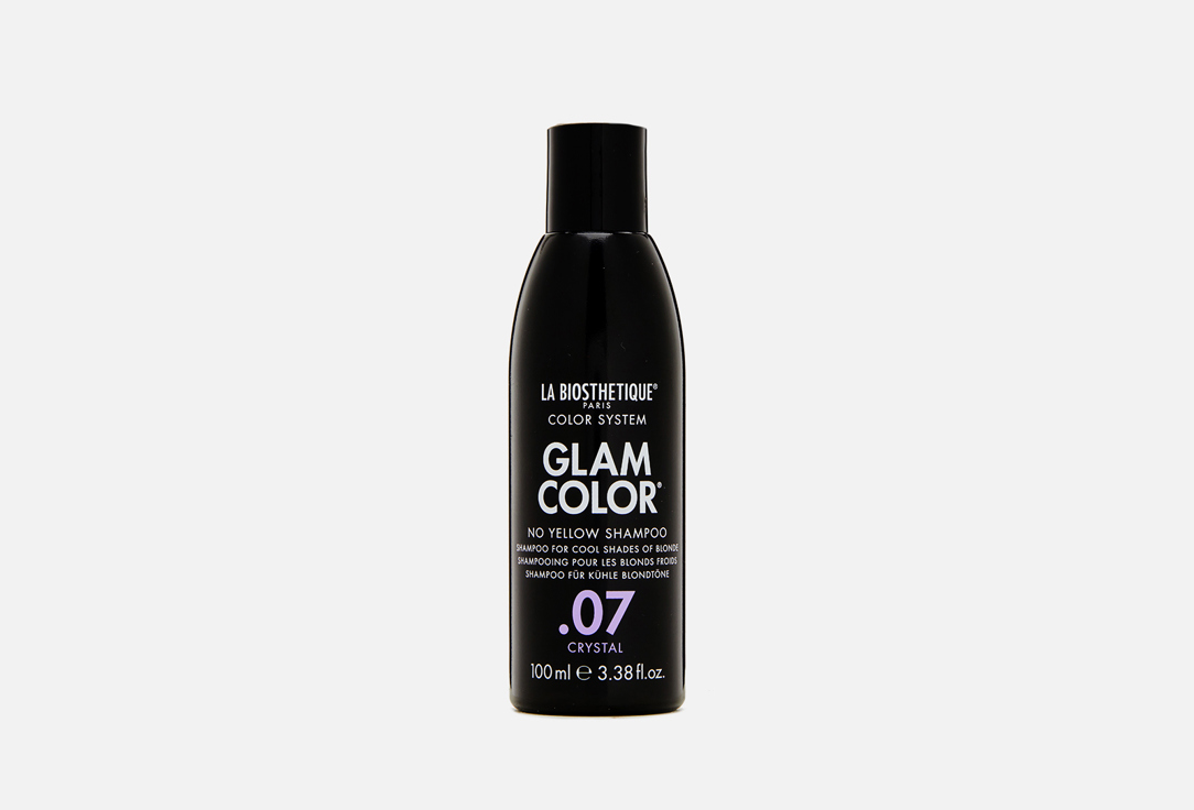 Изображение товара Шампунь для окрашенных волос La Biosthetique Glam Color No Yellow Shampoo .07 Crystal