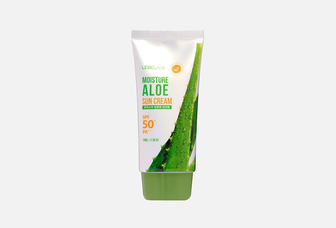 Солнцезащитный увлажняющий крем с экстрактом алоэ SPF50+ PA+++ LEBELAGE Moisture Aloe Sun Cream 70 мл