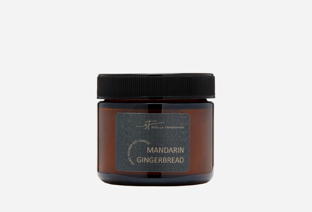 

Ароматическая свеча STELLA FRAGRANCE, Белый, MANDARIN-GINGERBREAD 50 г