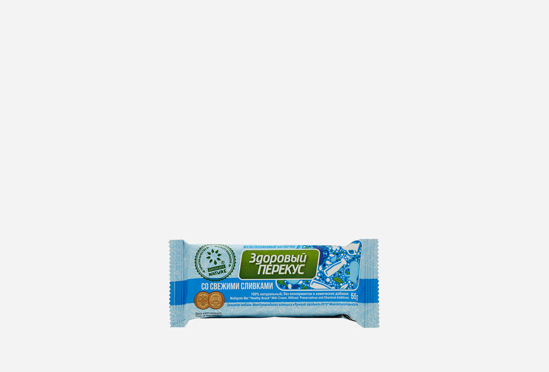 Изображение товара Батончик-мюсли ABSOLUTE NATURE ЗДОРОВЫЙ ПЕРЕКУС СО СЛИВКАМИ
