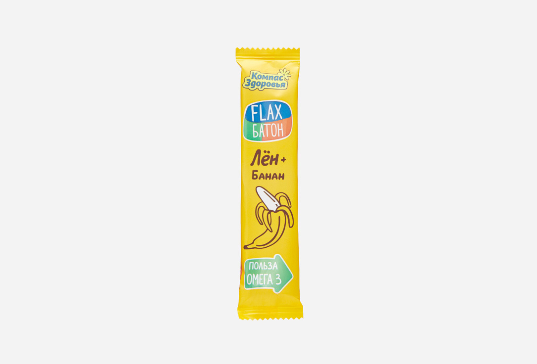 Батончик FLAX Банан 1 шт батончик flax лён лимон 30 г