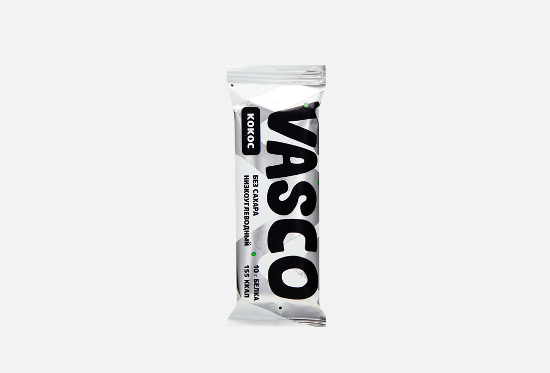 цена Низкоуглеводный батончик VASCO Со вкусом кокоса 1 шт