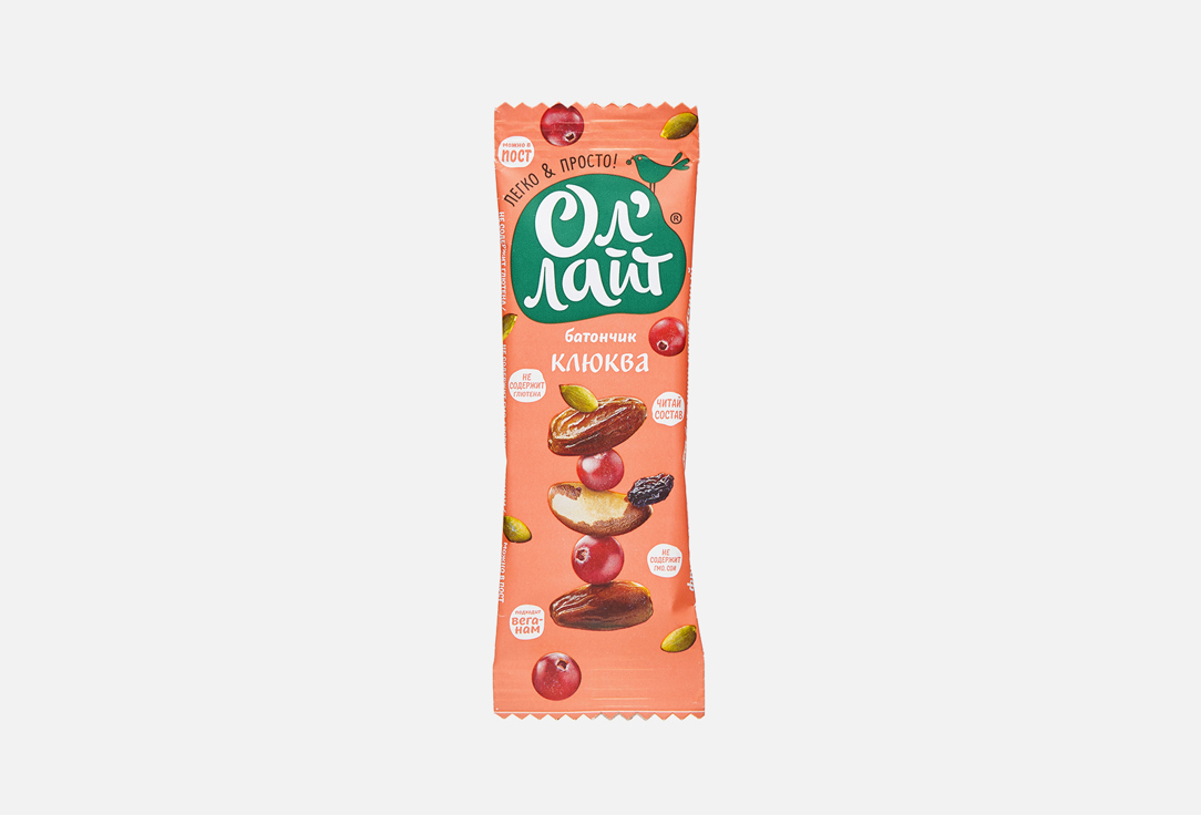 Изображение товара Батончик Ол`Лайт КЛЮКВЕННЫЙ