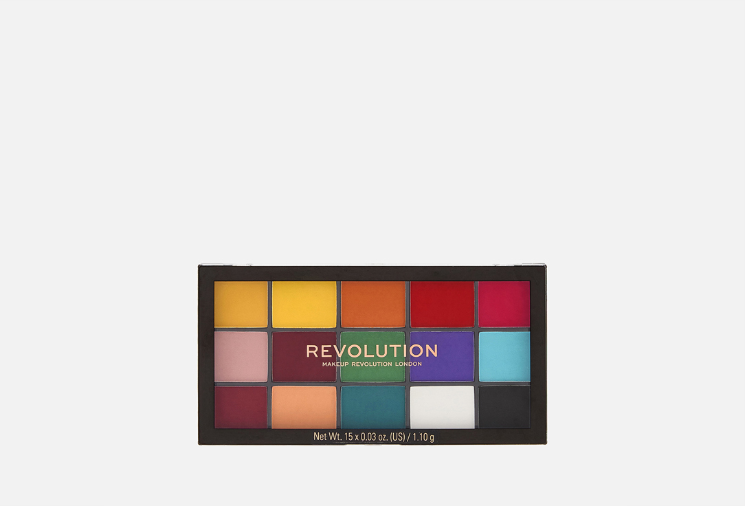 

Палетка теней MAKEUP REVOLUTION, RE-LOADED PALETTE Marvellous Mattes 17 г