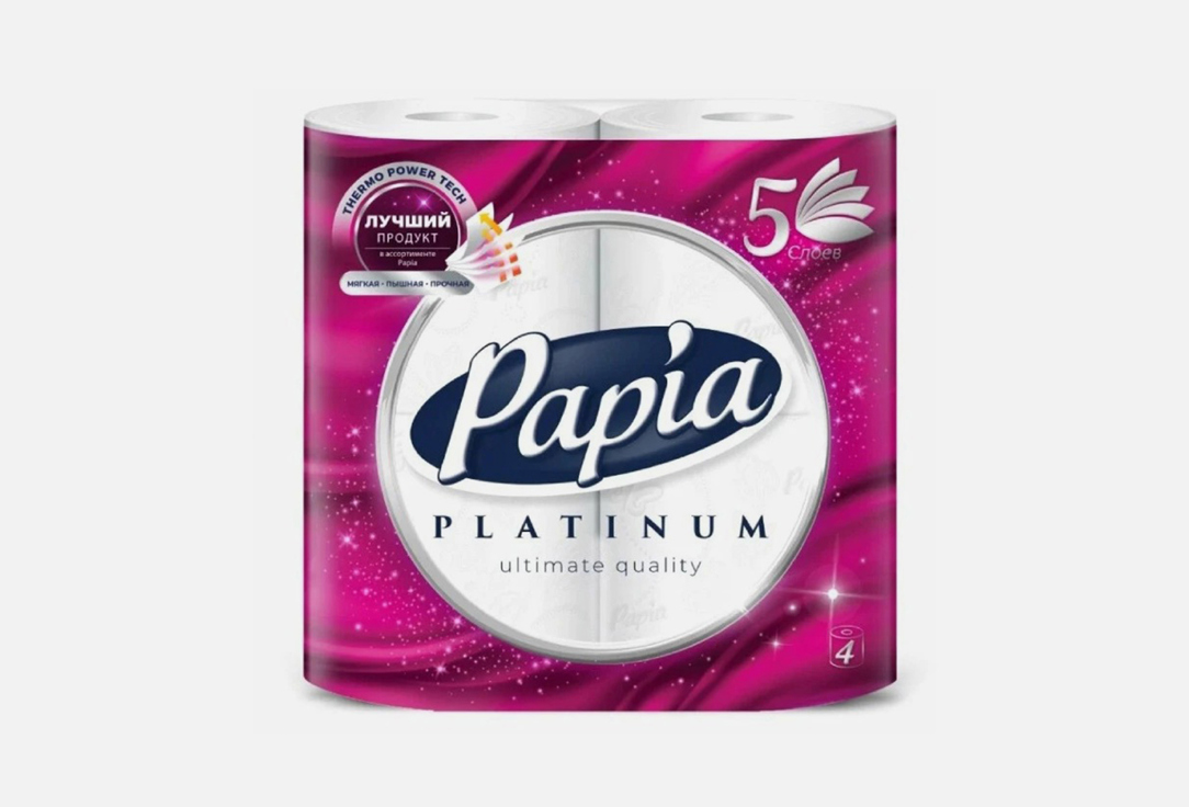 Изображение товара Туалетная бумага PAPIA Deluxe