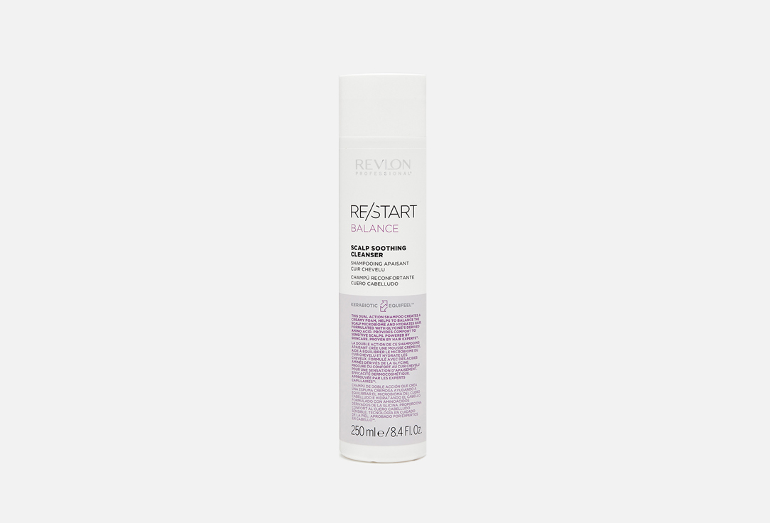 Мягкий шампунь для чувствительной кожи головы REVLON PROFESSIONAL Re/Start Balance Scalp Soothing Cleanser 250 мл