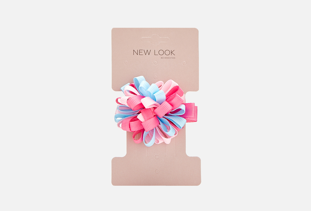 цена Заколка для волос, цвет розовый NEW LOOK 15028 1 шт