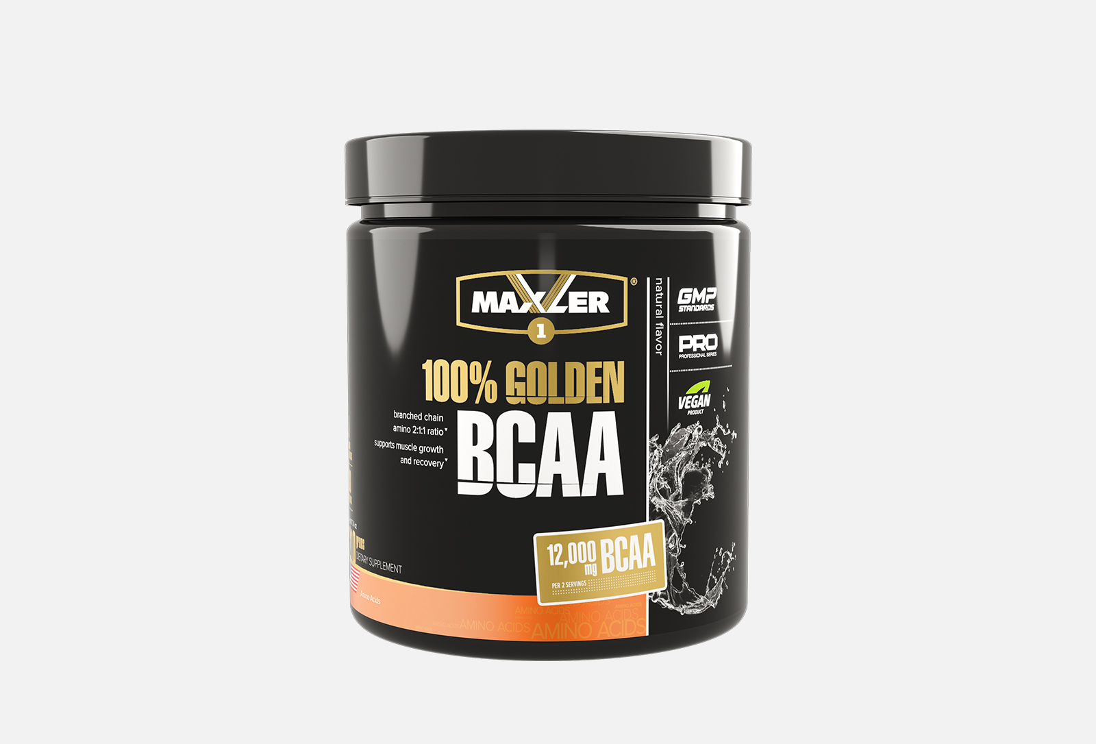 MAXLER Аминокислоты с натуральным вкусом 100% Golden BCAA 210 г ...
