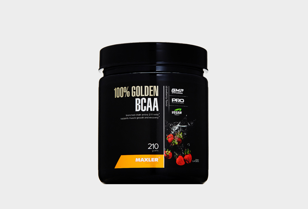 Изображение товара Аминокислоты MAXLER BCAA 2:1:1, Клубника, в порошке
