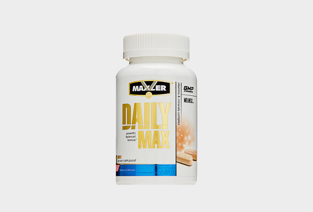 Комплекс витаминов и Омега 3 MAXLER Daily max витамин А, С, D3, цинк 120 шт витаминно минеральный комплекс activlab body vitality complex d3 30 капсул добавка для иммунитета костей мозга для взрослых мужчин и женщин