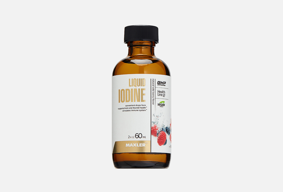 

Йод жидкий MAXLER, Iodine drops Wild Berries 60 мл