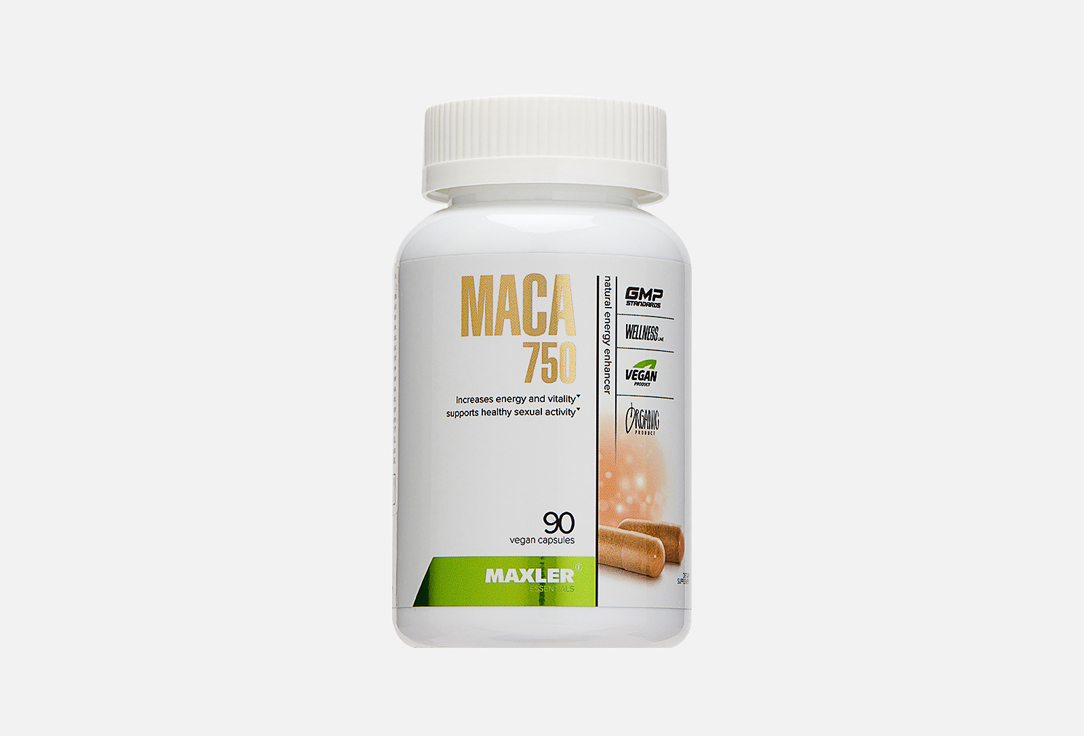 

Мака 6:1 концентрат MAXLER, Maca 750 6:1 Concentrate в капсулах 90 шт