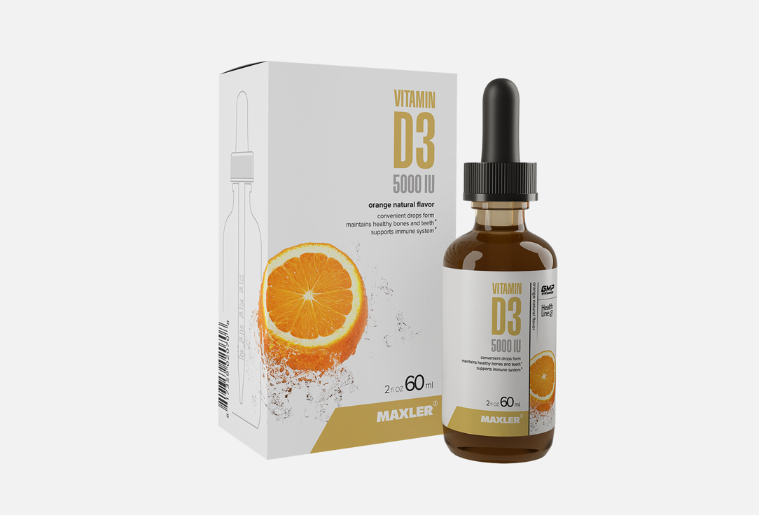 Изображение товара Витамин D3 MAXLER 5000 МЕ в каплях
