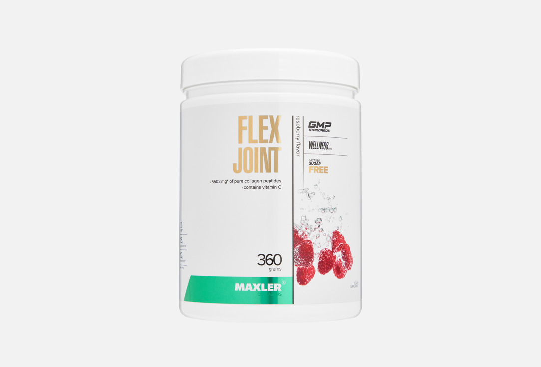 

Глюкозамин и Хондроитин со вкусом малины MAXLER, Flex Joint 360 г