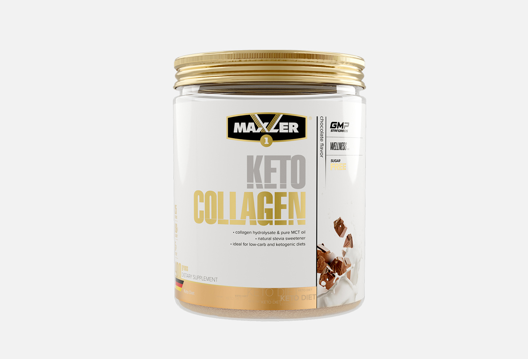 Коллаген со вкусом шоколада MAXLER Keto Collagen 