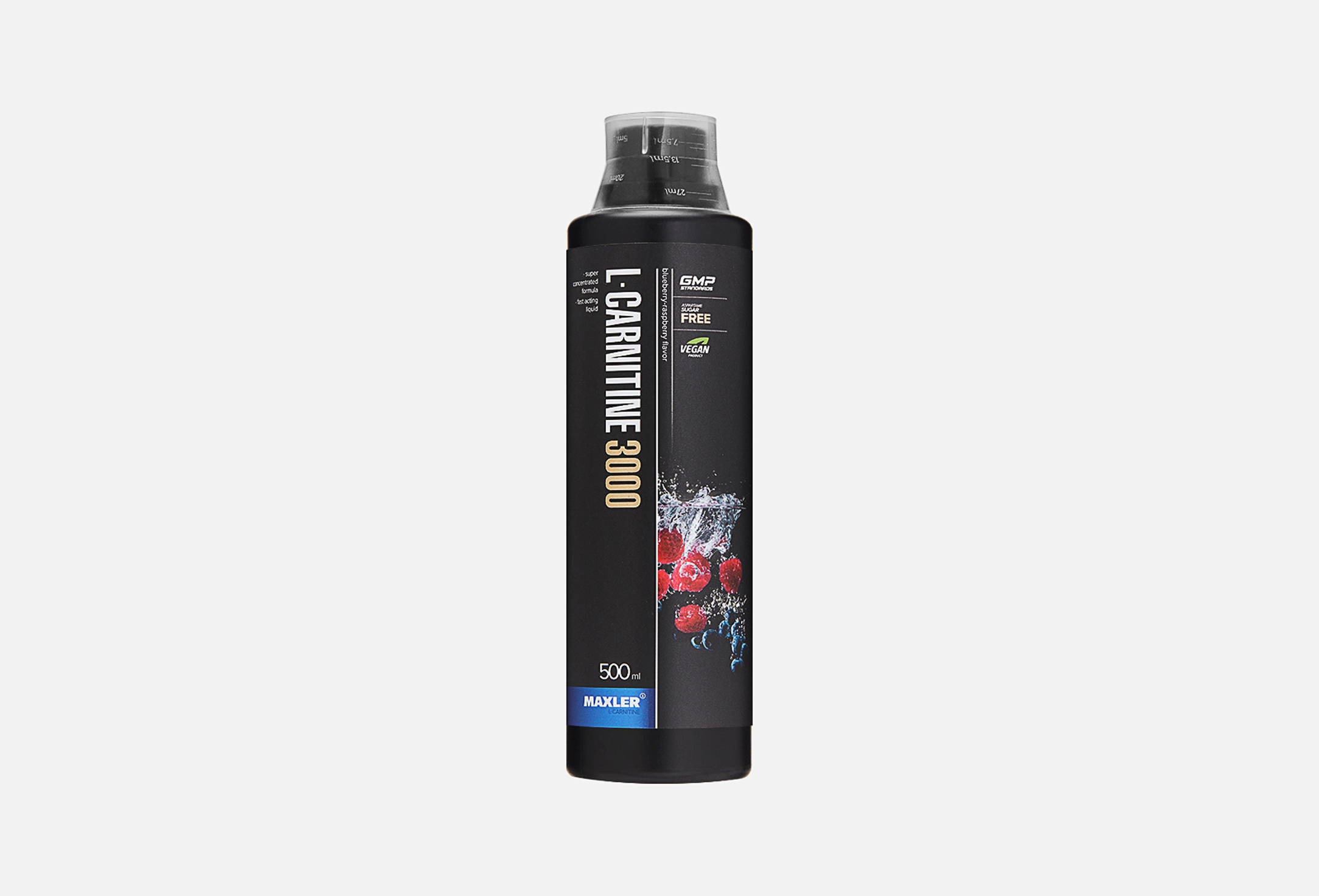 MAXLER L-карнитин L-Carnitine 3000 mg Blueberry-Raspberry 500 мл — купить,  цена в Москве